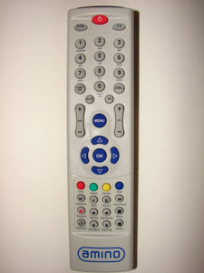 Amino TV DVD Player Remote Control 002-463 v01-01 BW0980-030 N05711 71-0980-02000 frontal view