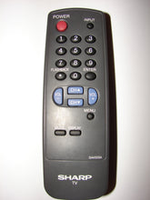 frontal view of GA450SA Sharp TV Remote Control