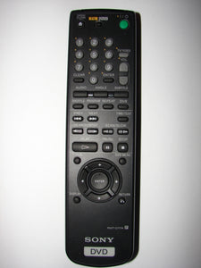 front picture of RMT-D117A Sony DVD Player Remote Control
