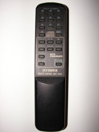 D650 Fisher 6 CD Changer Disc Player Remote Control Unit image