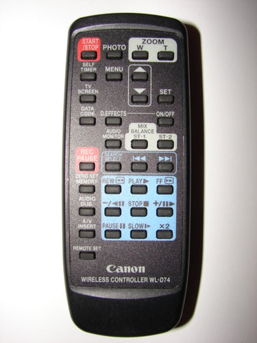 WL-D74 Canon Wireless Controller Remote from Video Camera / Camcorder obverse image