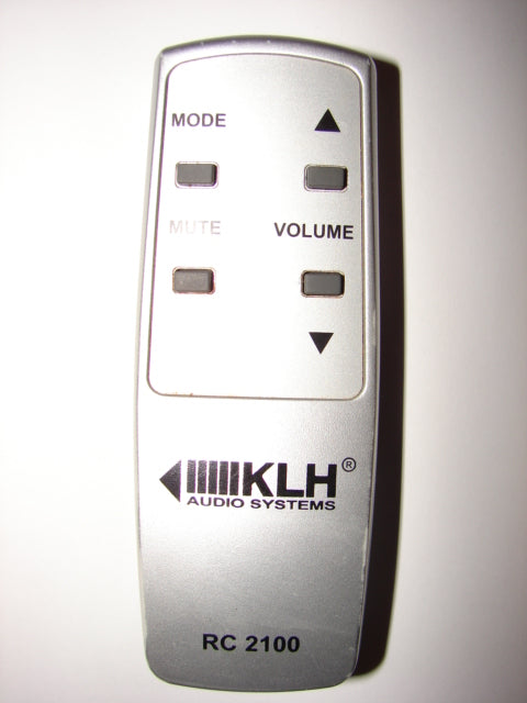 RC2100 KLH Audio Systems Remote Control front shot