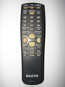 RMT-U100 Sanyo TV VCR Remote Control