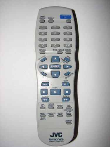RM-SXV060A JVC DVD Player Remote Control 0408916 frontal image