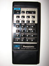 EUR64569 Panasonic Audio Receiver TV VCR CD Remote Control front view image