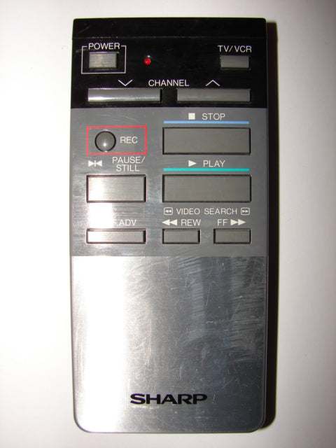 RRMCG0121GESA Sharp VCR Remote Control UM-4(AAA.R03) top image
