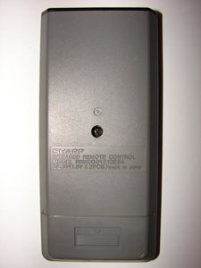 RRMCG0121GESA Sharp VCR Remote Control UM-4(AAA.R03) bottom of unit