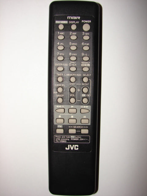 UR64EC1339 JVC MBR TV VCR Remote Control frontal photo
