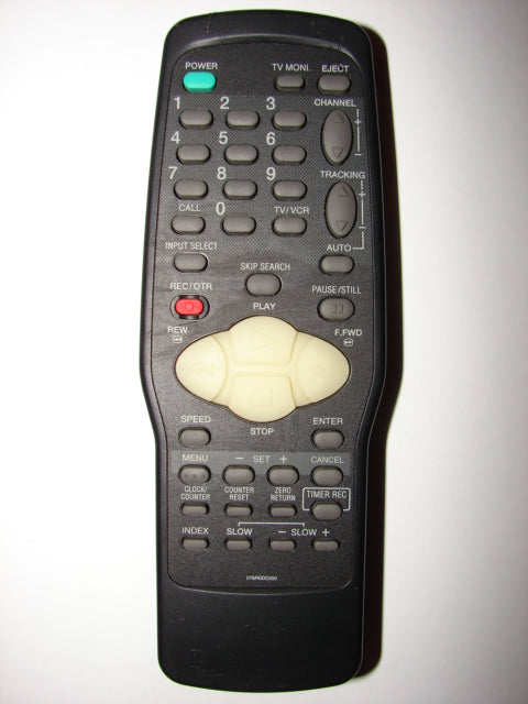 076R0DC050 VCR TV Remote Control >PS< 25-1666 F1D top photo