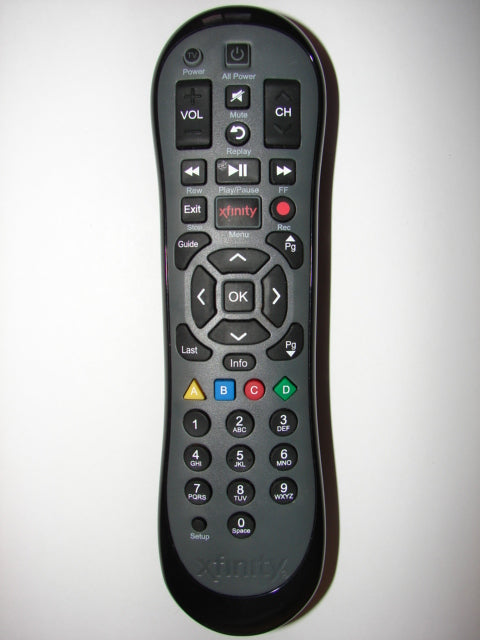 XR2 Version U2 Xfinity Cable TV Remote Control top image