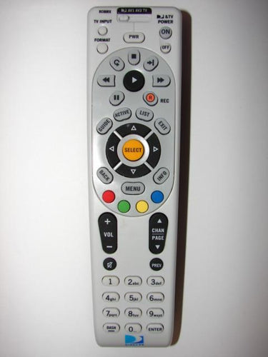 RC66RX DirecTV Satellite TV Remote Control frontal shot