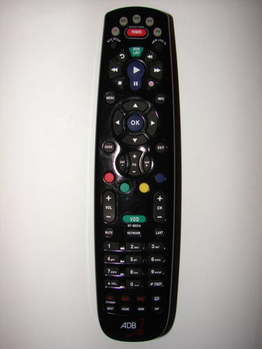 ADB Satellite TV Cable Remote Control obverse image