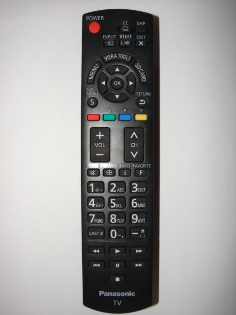 N2QAYB 000570 YS1104802 Panasonic TV Remote Control front