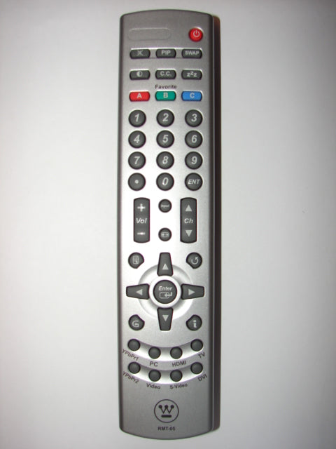 W RMT-05 Westinghouse TV Remote Control C0700900 P4084-3 front