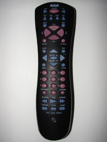 RCA rf Wide Range Remote Remote Control front