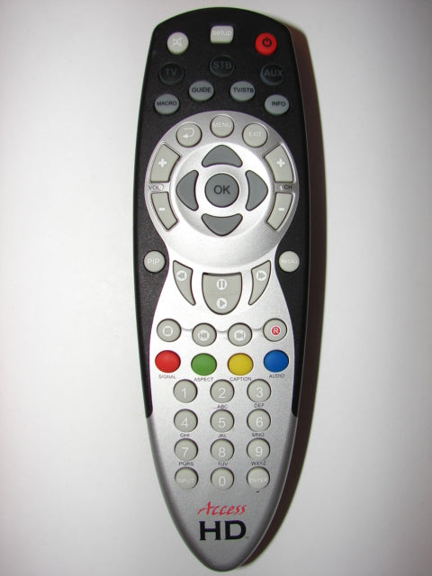URC 60260-00R01 Access HD TV DVD DVR Satellite Remote Control J081603 S3F80J9XSZ-C0C9 front