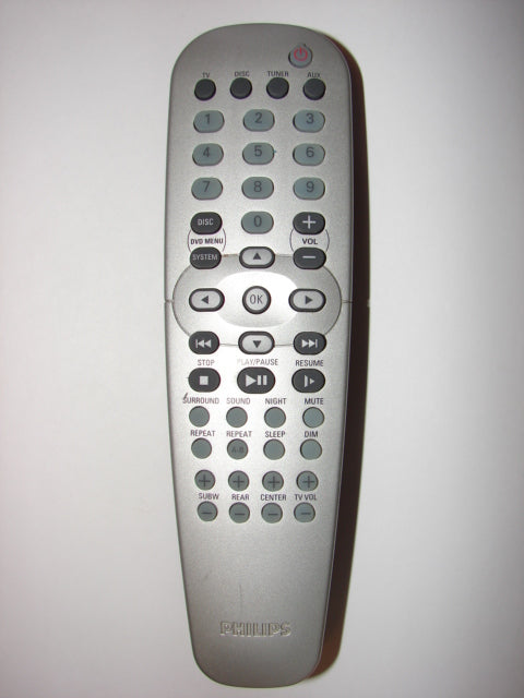 RC19245011/01 Philips TV DVD Audio System home theater Radio Remote Control 3139 238 04482 LX700 HK01 04536 A 000320 LF front