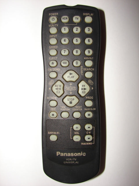 LSSQ0264 RC1123707/00 Panasonic VCR TV Universal Remote Control
