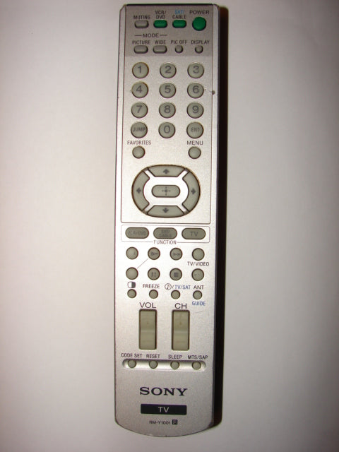RM-Y1001 Sony TV DVD Sat Cable Remote Control