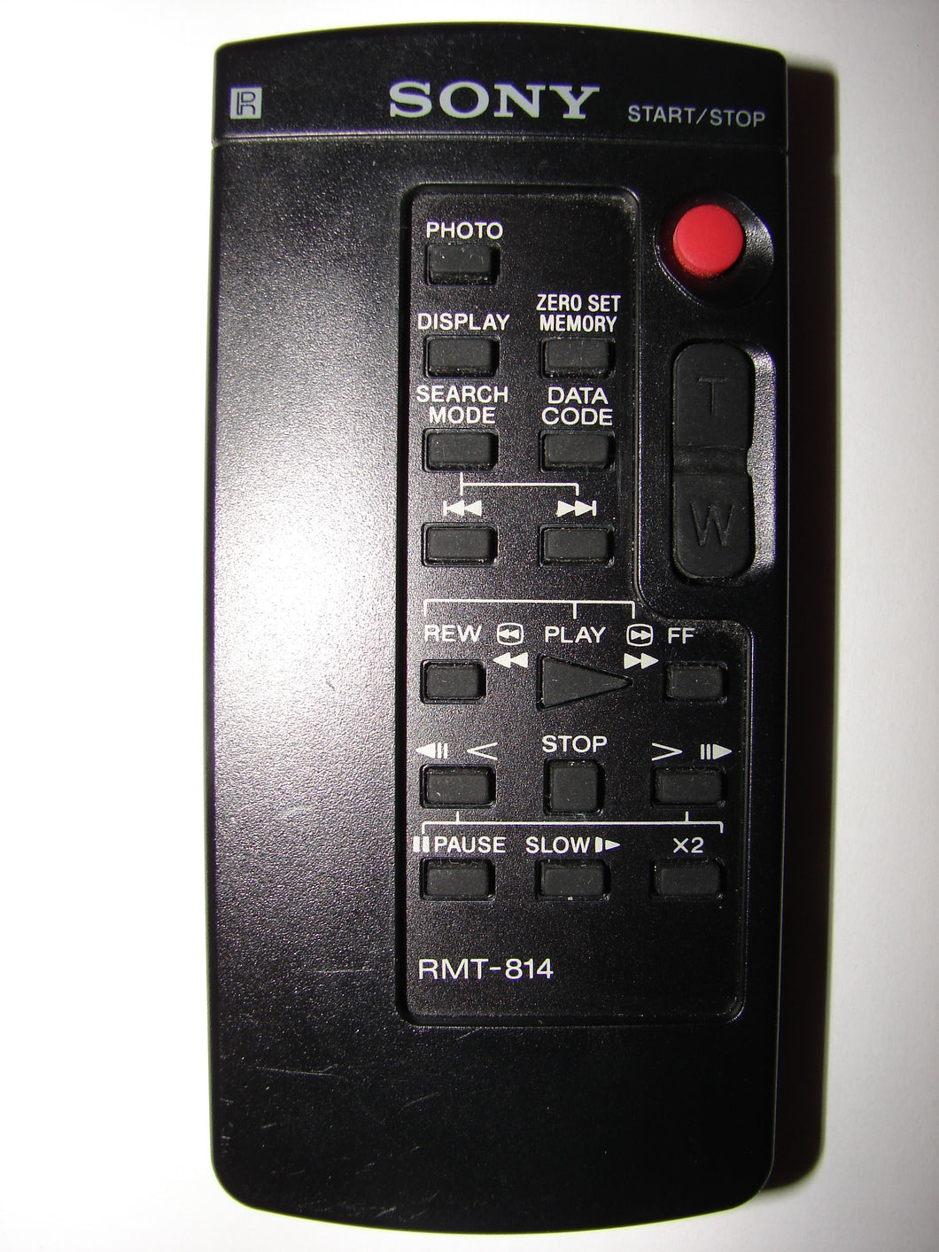 RMT-814 Sony Remote Control for Video Camera / Camcorder front view