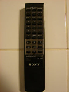 Sony RM-D325 CD Player Remote Control Front View - no flash