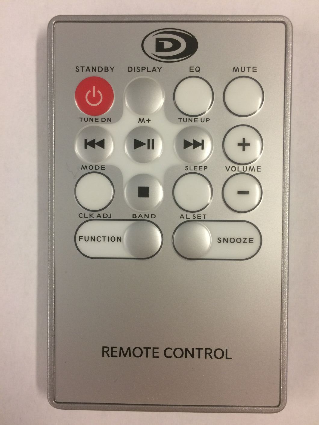 HM3817DT Durabrand GPX CD Player Radio Remote Control Front